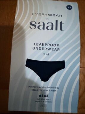 Saalt Everywear Men's Leakproof Briefs - Black
